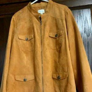 Beautiful Suede-like Plus Size Top or Jacket - 24W